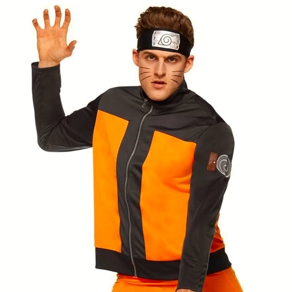 Spirit Halloween Naruto Shippuden Jacket Officially Licensed Anime Cosplay - Picture 1 of 12